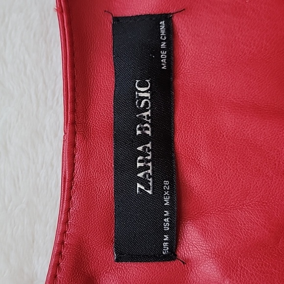 Zara Basic Red coat - Picture 5 of 7